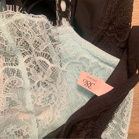 Victoria Secret Bundle 3 Bras Balconette Dream Angels Push Up Without Padding - Picture 5 of 16